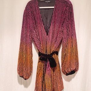 Basically New Retrofete Ombré Gabrielle Robe Dress